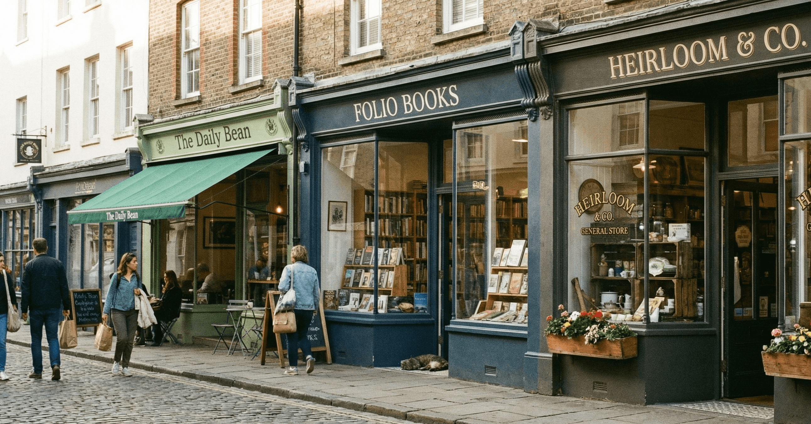 Shops demo background